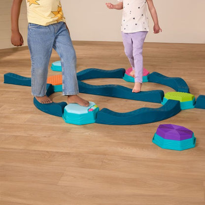 B Toys Musical balance sti med sensoriska trampstenar