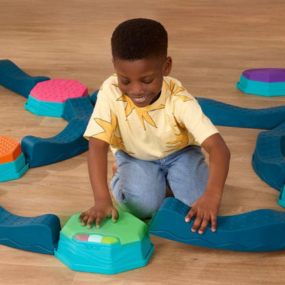 B Toys Musical balance sti med sensoriska trampstenar