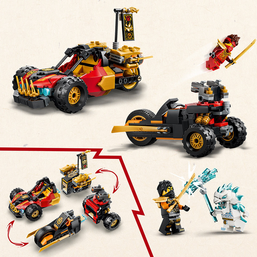 LEGO® NINJAGO® Kai och Coles kombi-fordon Leksak 71864