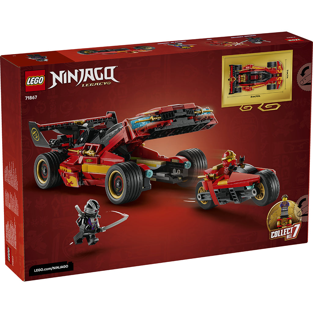 LEGO® NINJAGO® X-1 ninjabil – 15-årsjubileum leksak 71867