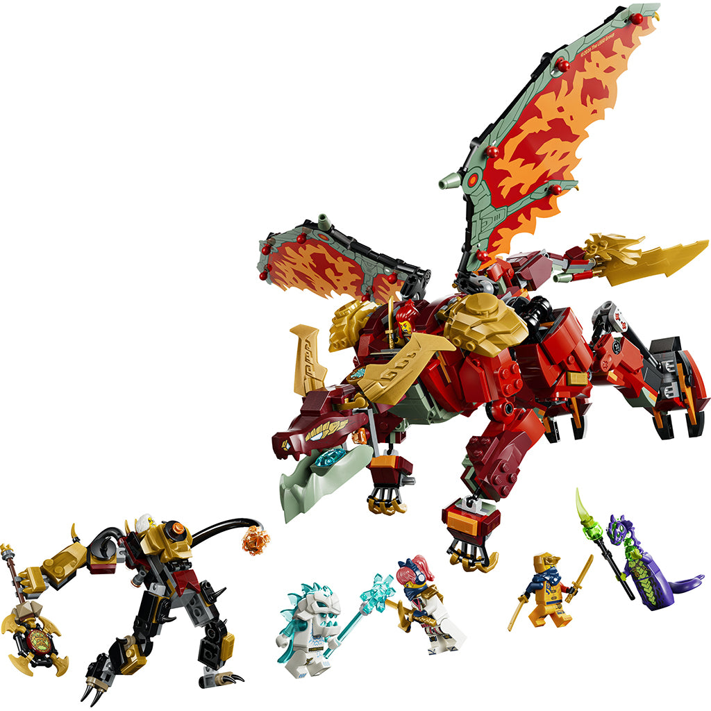 LEGO® NINJAGO® Wyldfyres transformerande drake-mech 71868