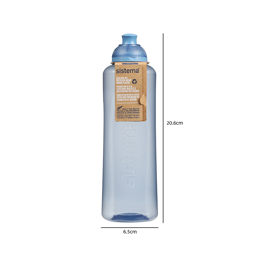 Sistema dricksflaska, Swift squeeze bottle, 480 ml - Mountain blue