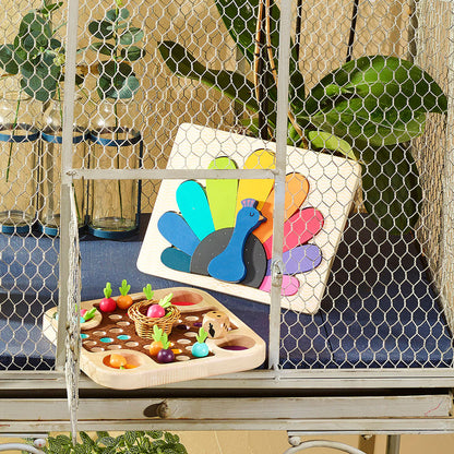 Vilac träpussel, Påfågel av Andy Westface