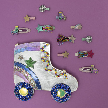 Mimi &amp; Lula - 4 hårspännen - Disco Over the Rainbow Dancing Queen