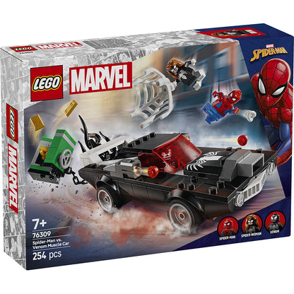 LEGO® Super Heroes Marvel, Spider-Man mot Venom-muskelbil