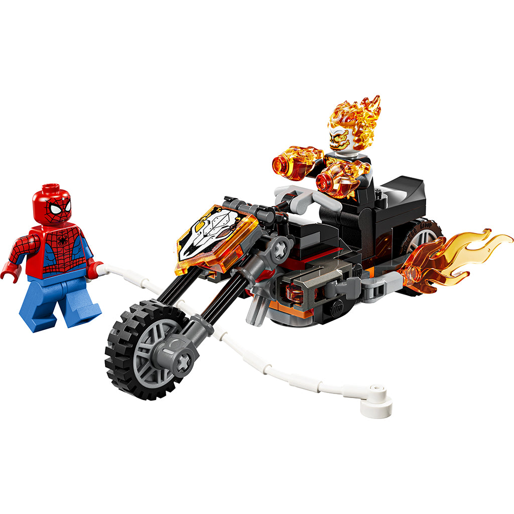 LEGO® Marvel Spider-Man mot Ghost Rider på motorcykel