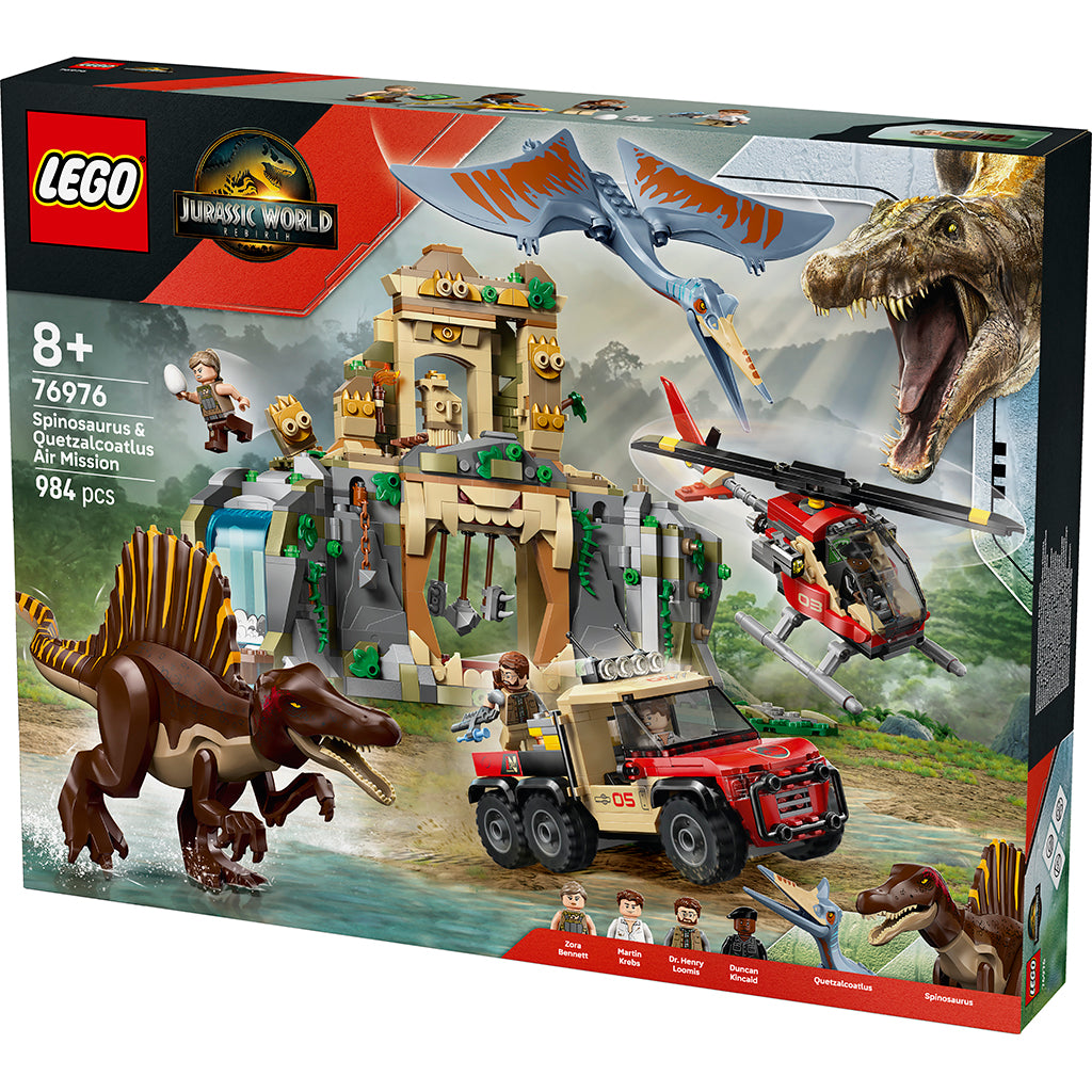 LEGO® Jurassic World™, Flyguppdrag: Spinosaurus och quetzalcoatlus