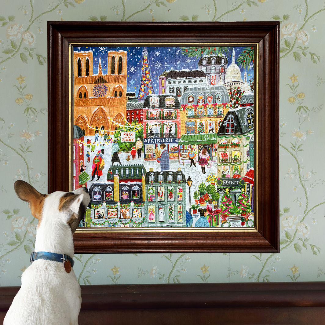 eeBoo Pussel 1000 bitar, Paris Christmas