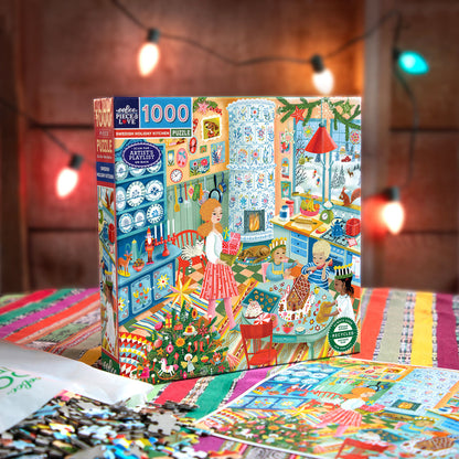 eeBoo Pussel 1000 bitar, Swedish Holiday Kitchen