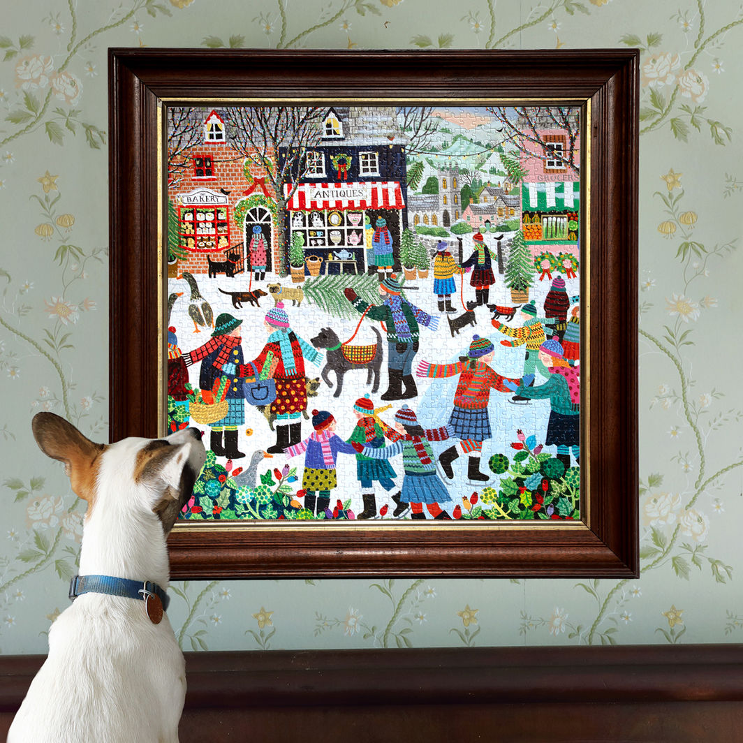 eeBoo Pussel 1000 bitar, Christmas in the Square