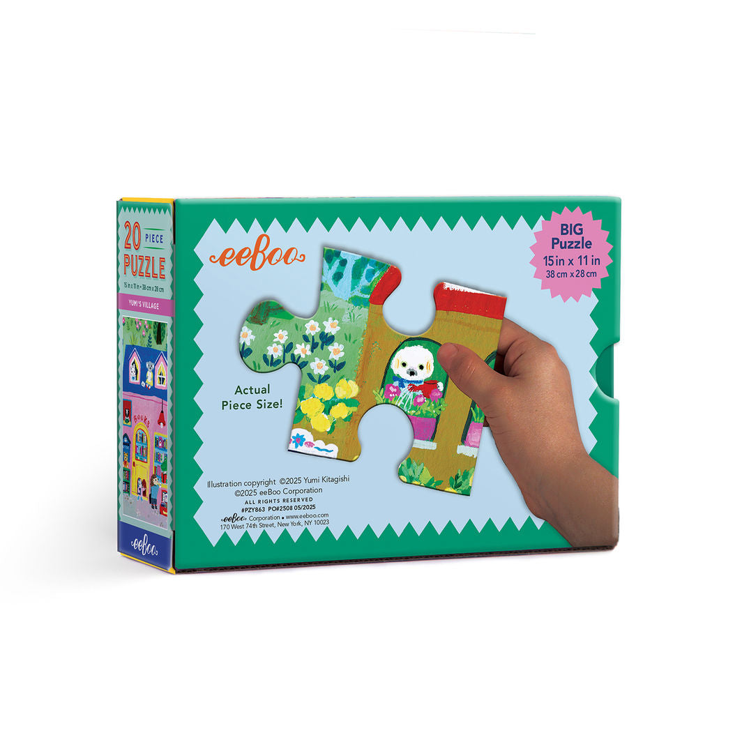 eeBoo - Pussel 20 delar - Yumis by