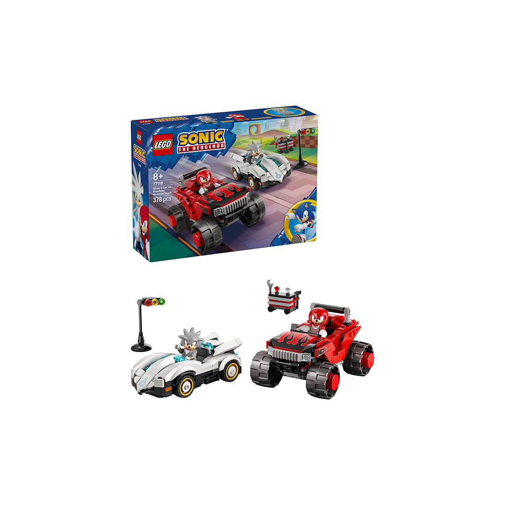 LEGO® Sonic the Hedgehog™ Silvers bil mot Knuckles&