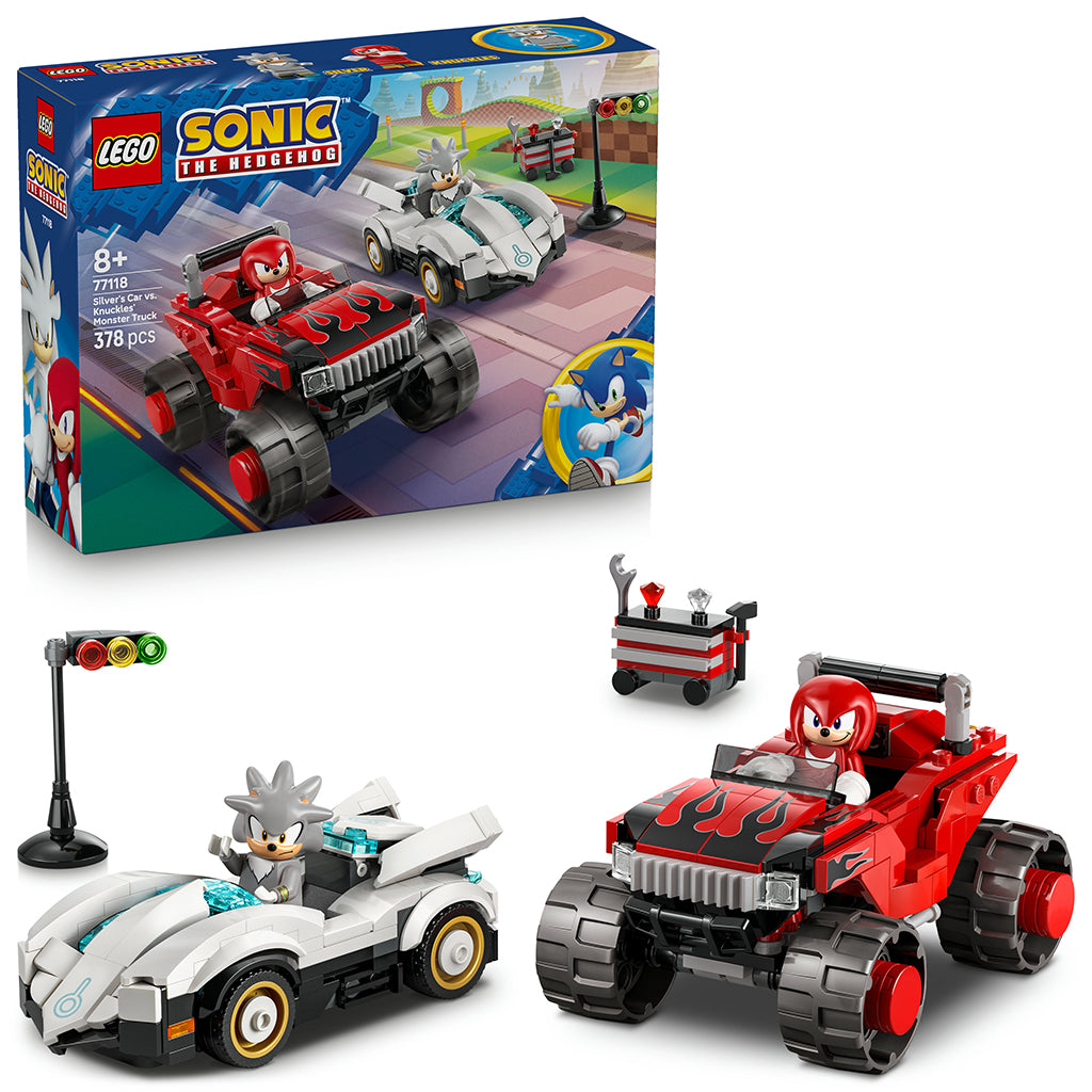 LEGO® Sonic the Hedgehog™ Silvers bil mot Knuckles&