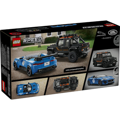 LEGO® Speed Champions Jaguar Project 7 och Land Rover Defender