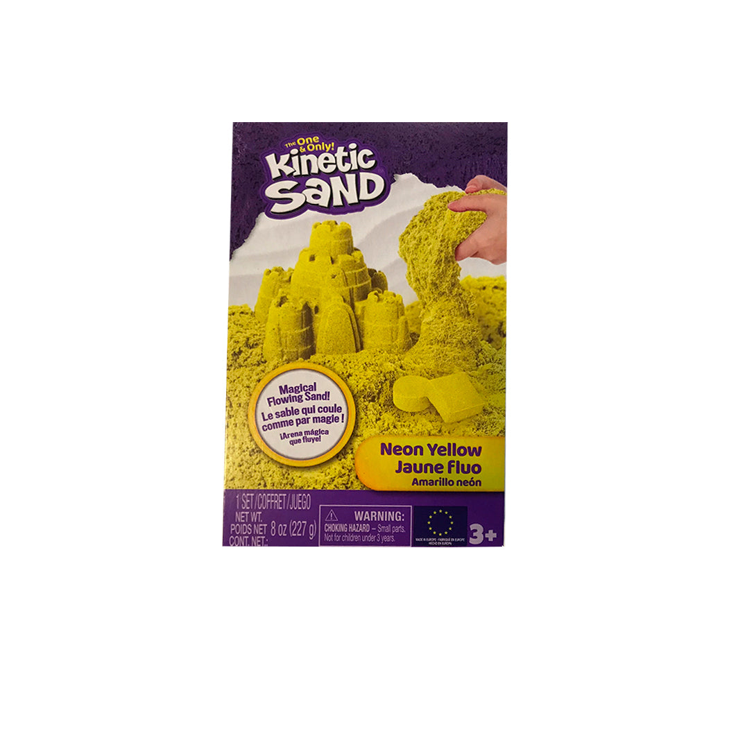 Kinetic Sand, Magisk sand, neonbox – 3 olika färger