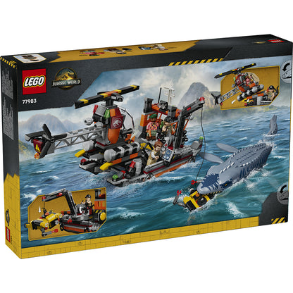 LEGO® Jurassic World Mosasaurus-dinosauriens båtanfall