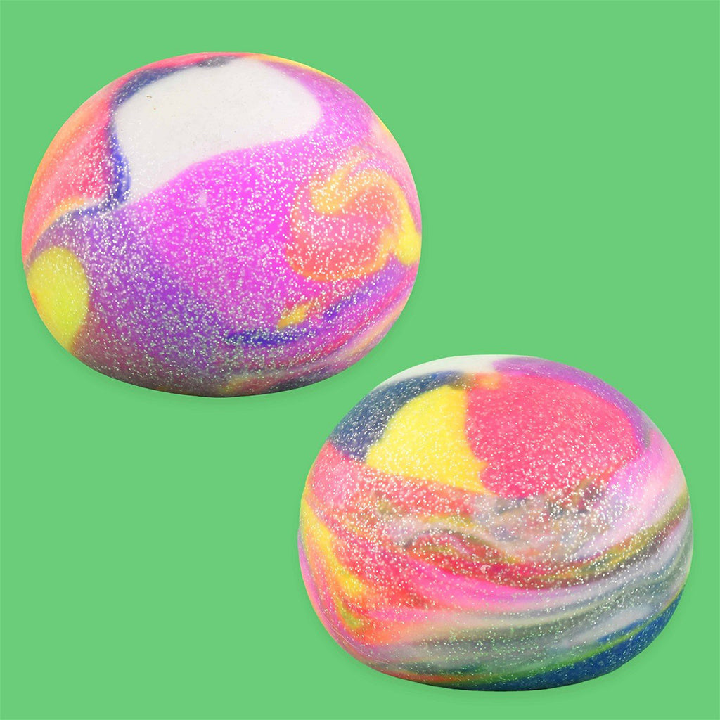 Robetoy stor squeeze boll, glitter