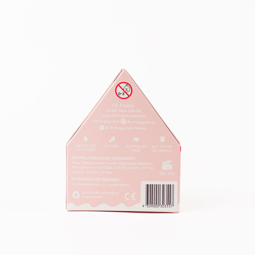Oh Flossy Ögonskugga för barn, Christmas House Set