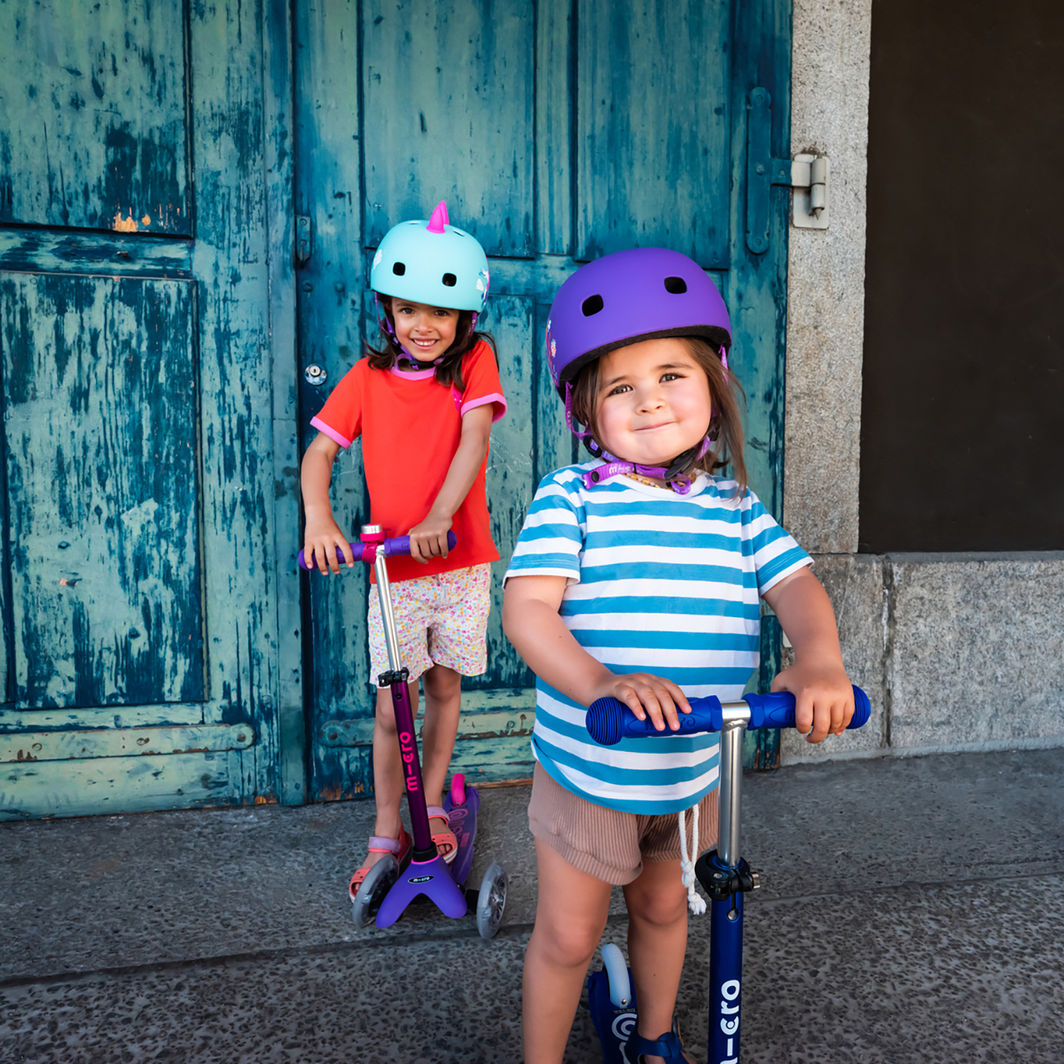 Micro hjälm, 3D Drage - Str. M (5–8 år)