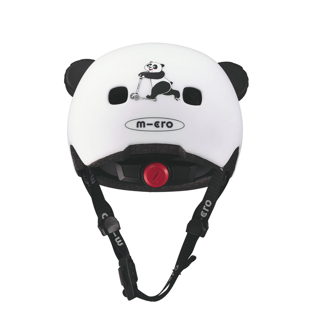 Micro Hjälm, 3D Panda - Strl. XS (1-3 år)