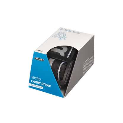 Micro Bärrem till sparkcykel, Black Reflective