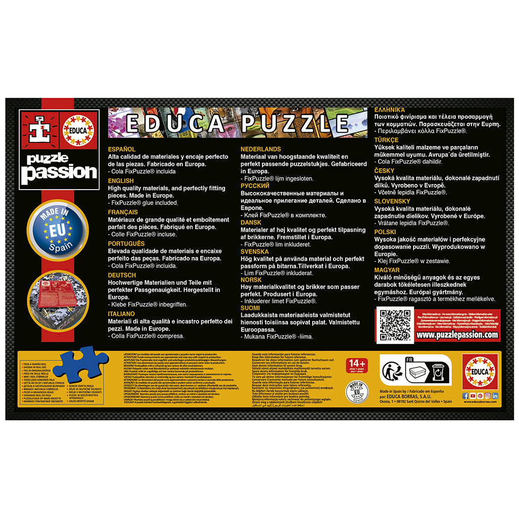 Educa pussel, Underbar bokhandel - 1000 bitar