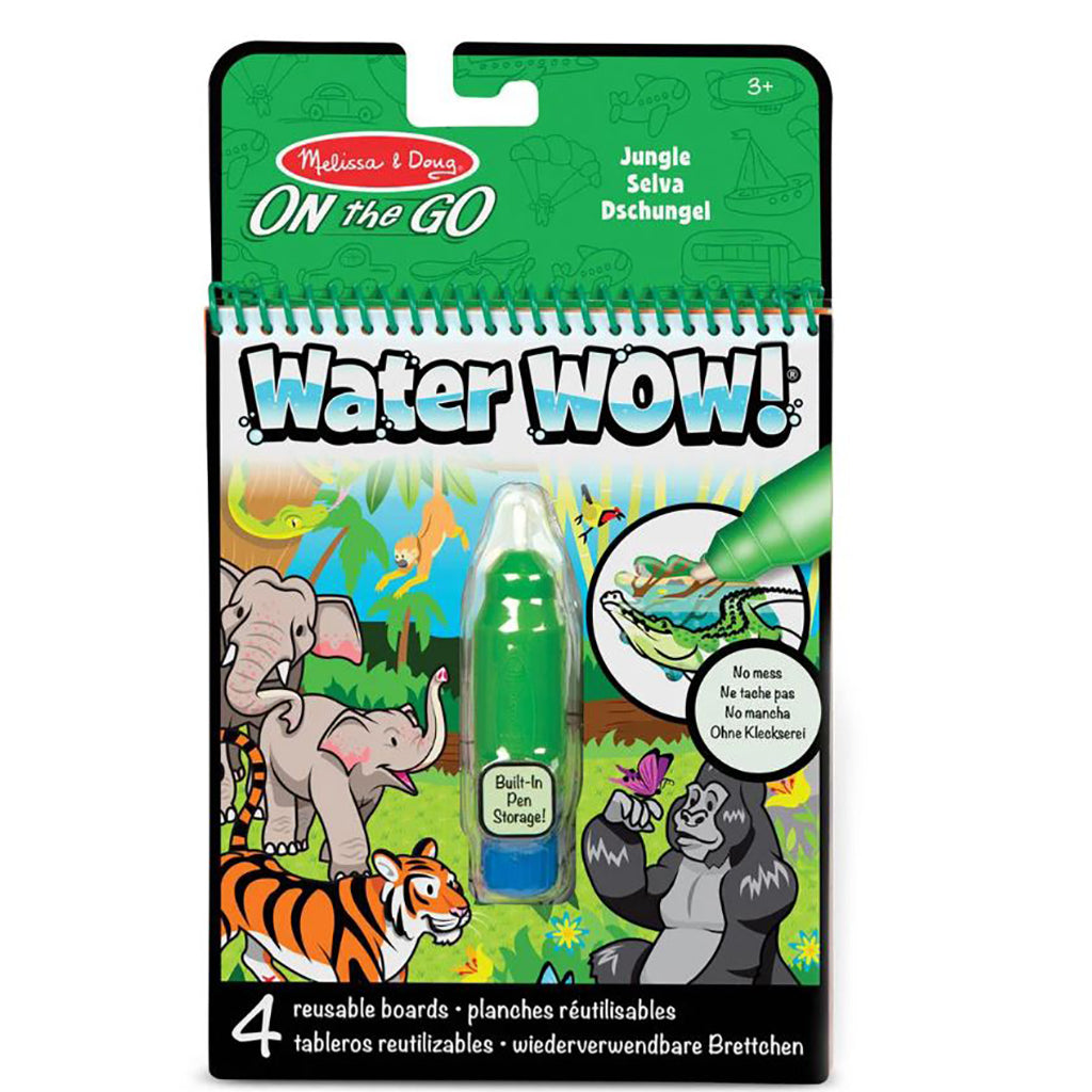 Melissa &amp; Doug Wow! Activity pad, Stempel-selv klistermærker - Jungle