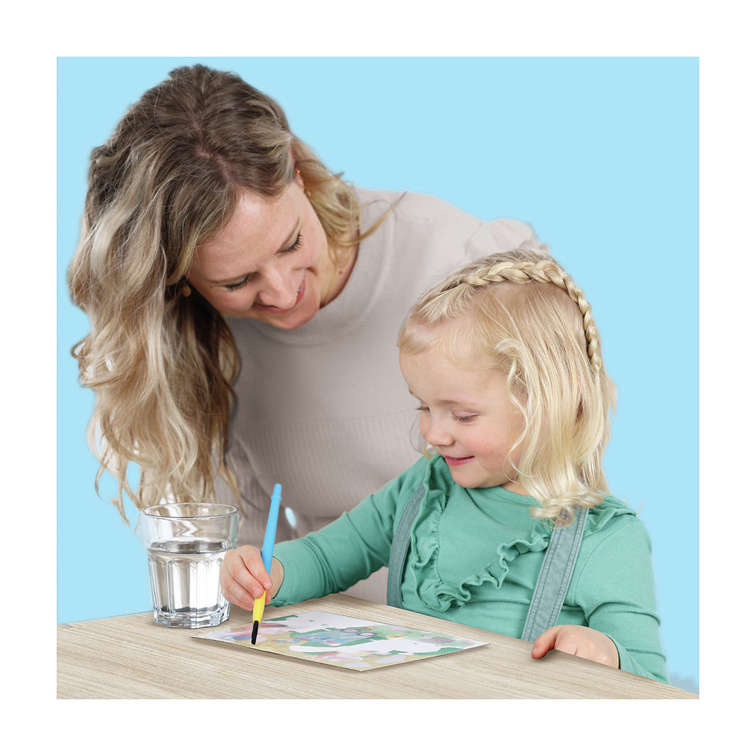 SES Creative, Färglägg med vatten - Bondgård målarbok