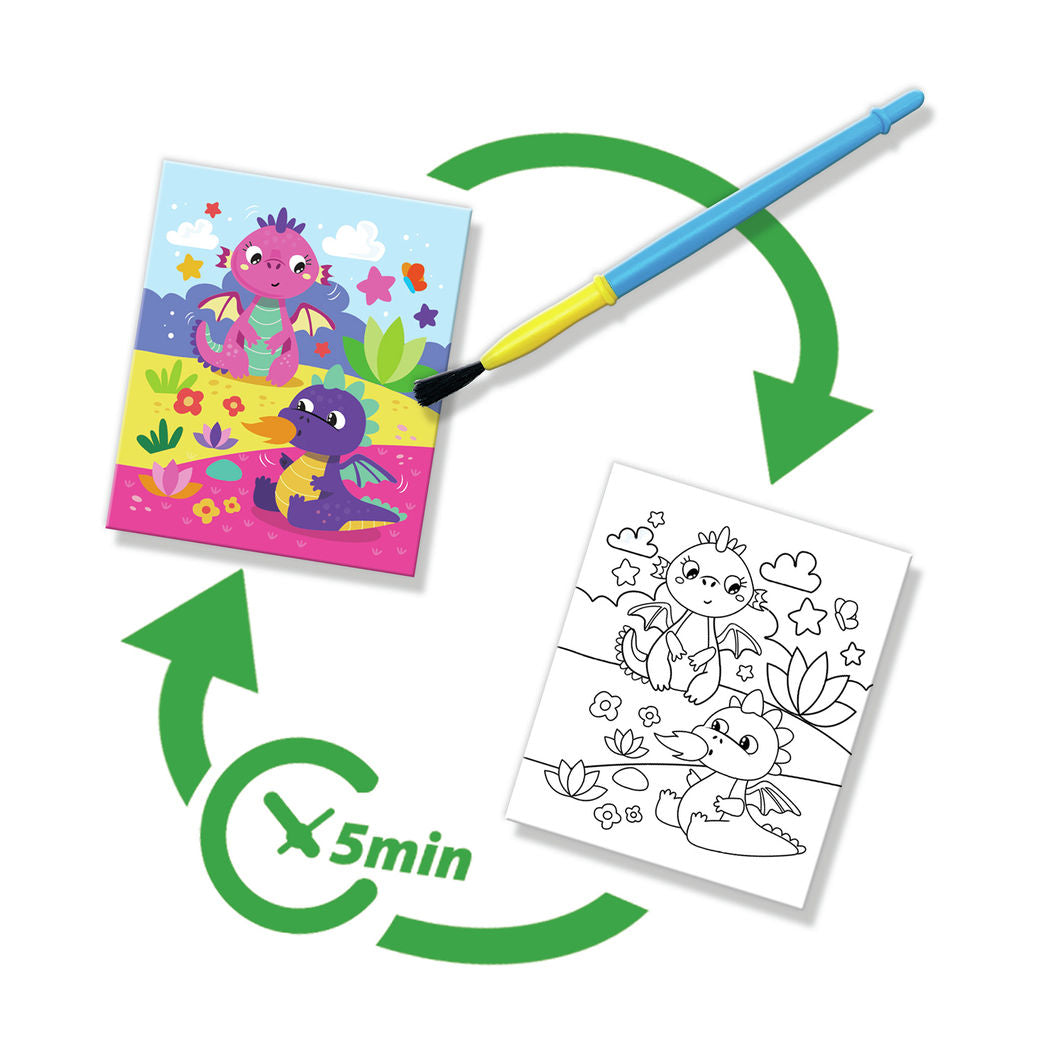 SES Creative, Måla med vatten – Fantasi målarbok