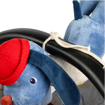 Lilliputiens aktivitetsleksak, Jules upphängning