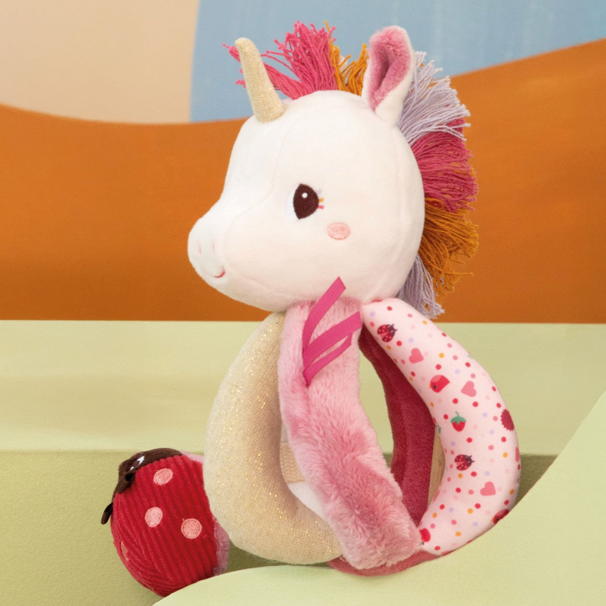 Lilliputiens babyleksak, Lena skallra med handtag