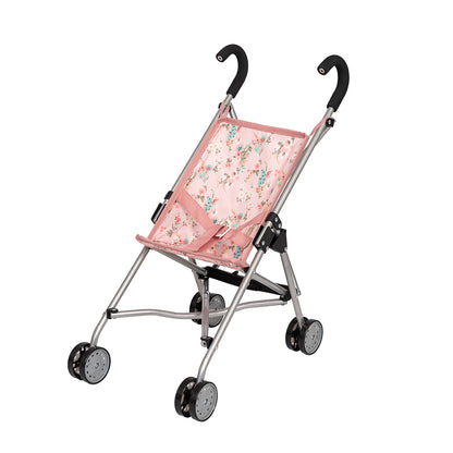 Mamamemo dukke paraply klapvogn, blomster