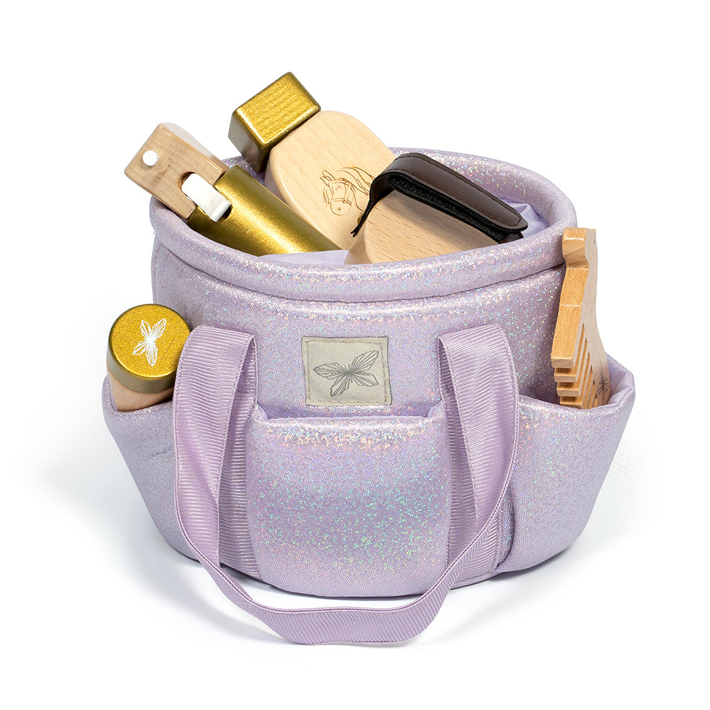 By Astrup Strigeltaske för käpphäst, Lila - Utan tillbehör