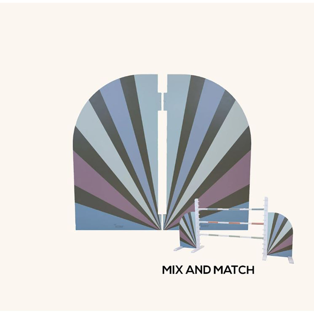By Astrup käpphästtillbehör, hoppsidor (vingar) - Stripes