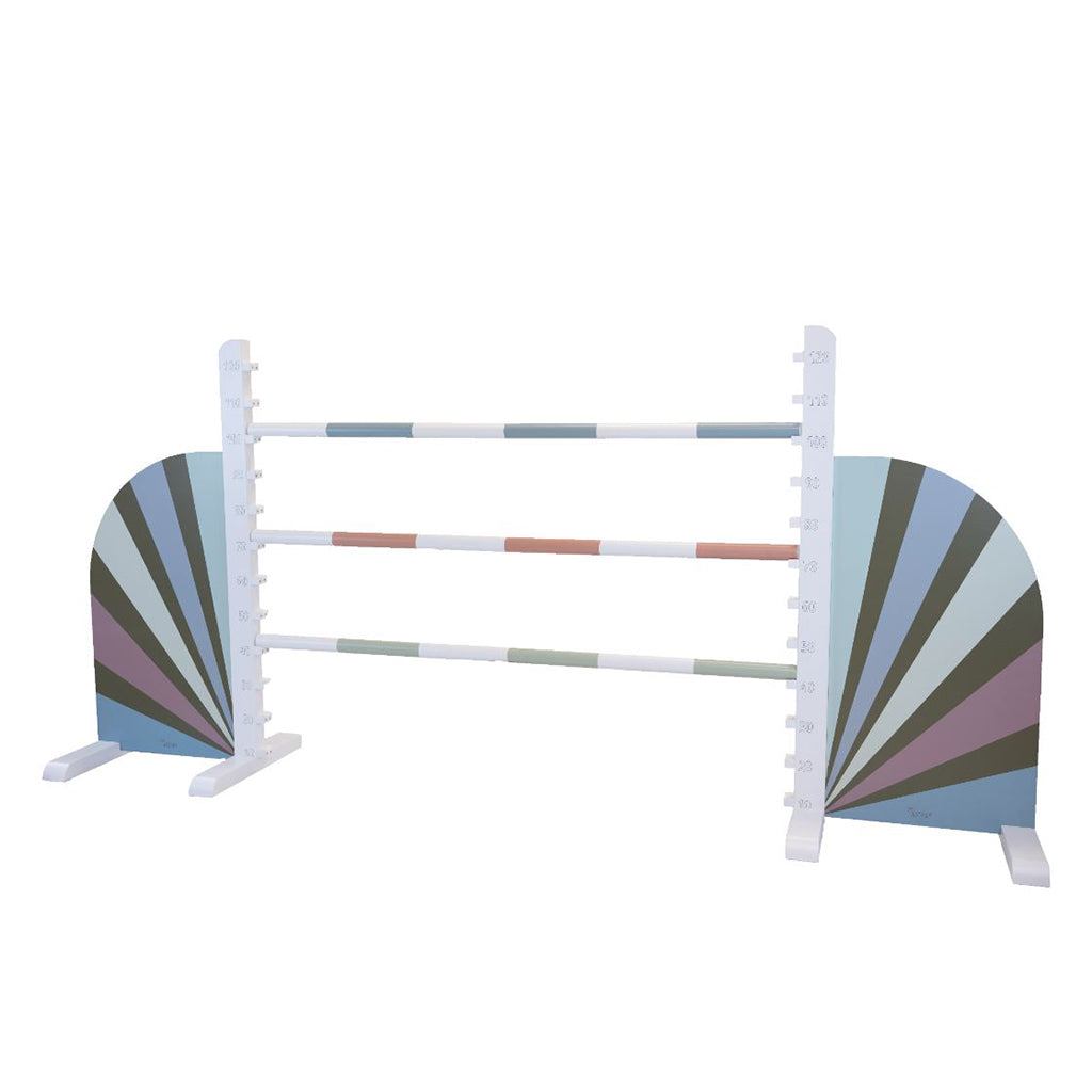 By Astrup käpphästtillbehör, hoppsidor (vingar) - Stripes