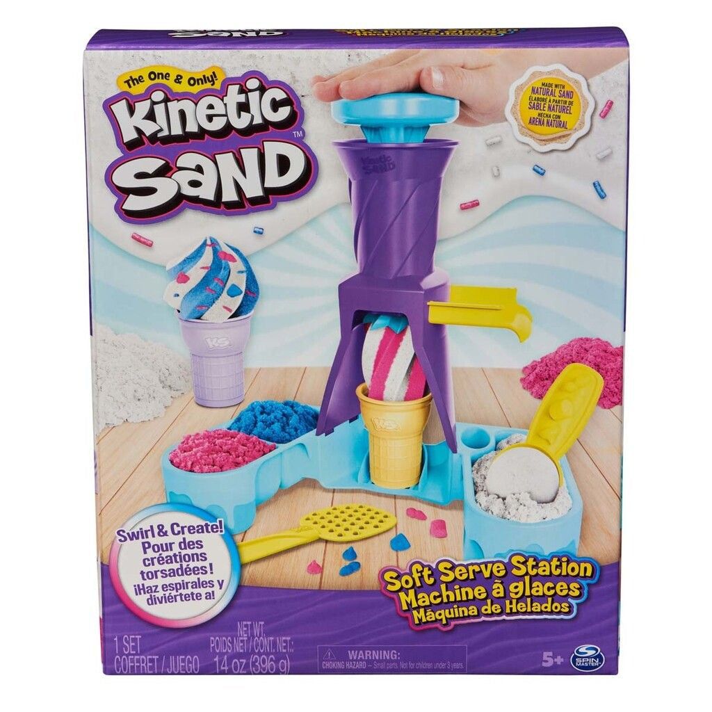 Kinetic Sand Mjukglass Serveringsstation