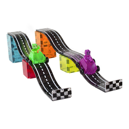 Magna-Tiles Downhill Duo, Magnetiskt byggset med 40 delar