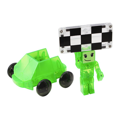 Magna-Tiles Downhill Duo, Magnetiskt byggset med 40 delar