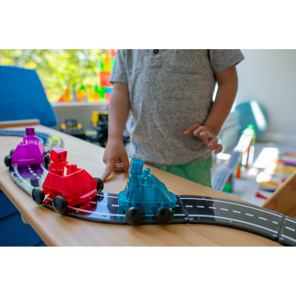 Magna-Tiles Dashers, Magnetiskt byggset med 6 delar