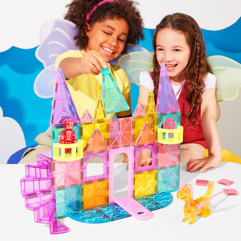 Magna-Tiles Deluxe Slot, Magnetiskt byggset med 48 delar