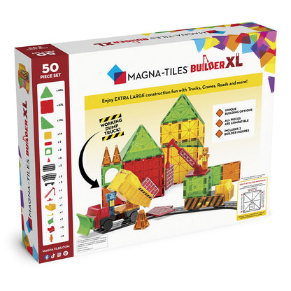 Magna-Tiles Byggplattor XL, Magnetiskt byggset med 50 delar