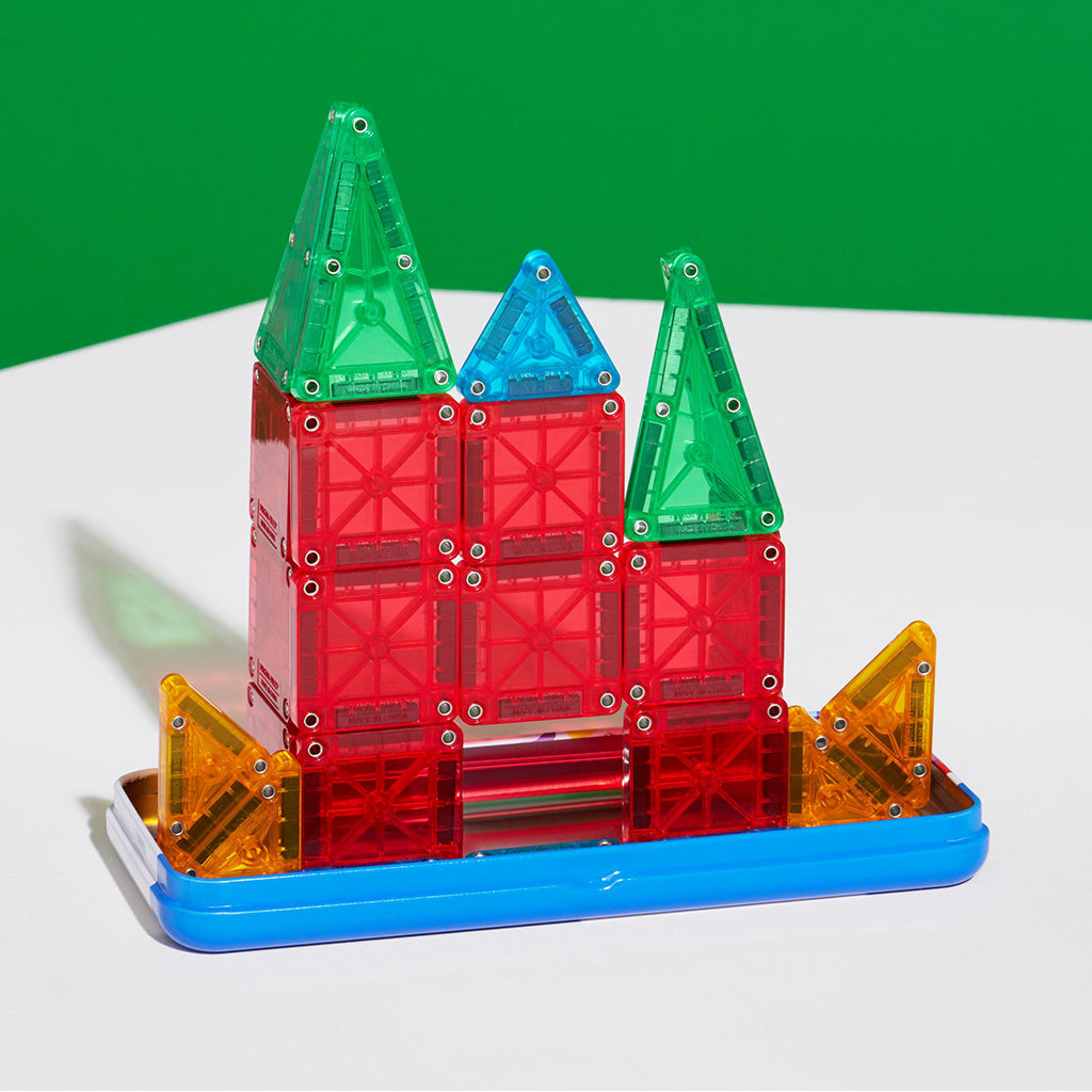 Magna-Tiles MicroMags reseset, Magnetiskt byggset med 26 delar