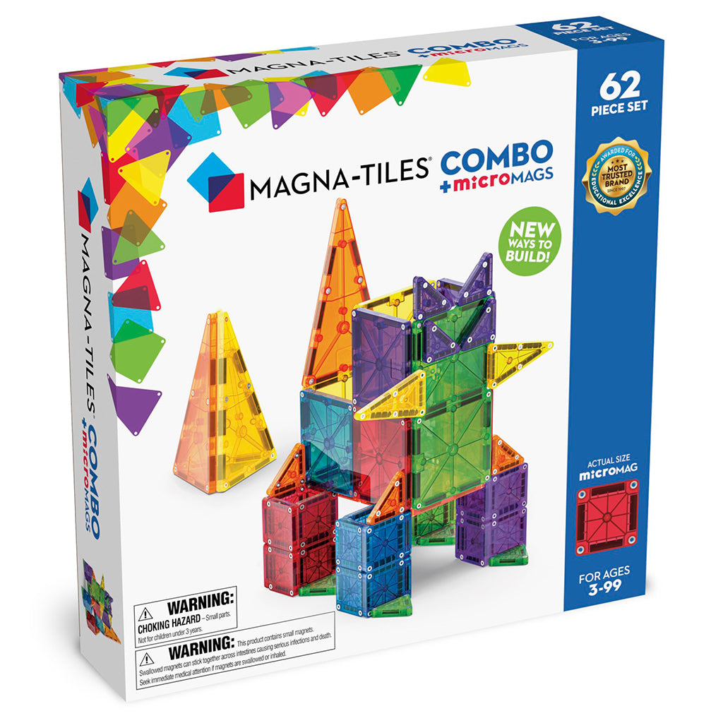 Magna-Tiles MicroMAGS Kombi 62 st