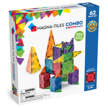 Magna-Tiles MicroMAGS Kombi 62 st