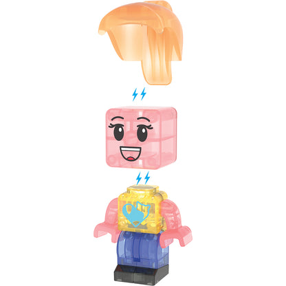 Magna-Tiles Magnetiskt byggset, Husdjurslekland - 50 delar