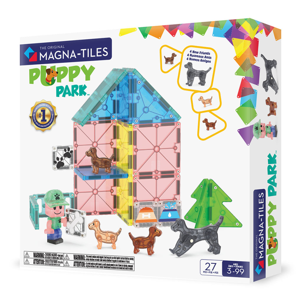 Magna-times Magnetisk Byggset, Hundedagpleje – 27 delar