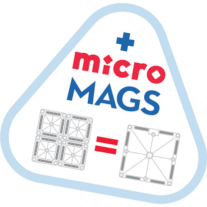 Magna-Tiles Magnetisk byggesæt, Rail Racer - delar