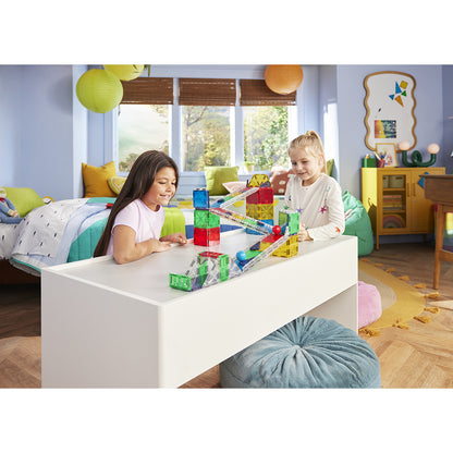 Magna-Tiles Magnetisk byggesæt, Rail Racer - delar