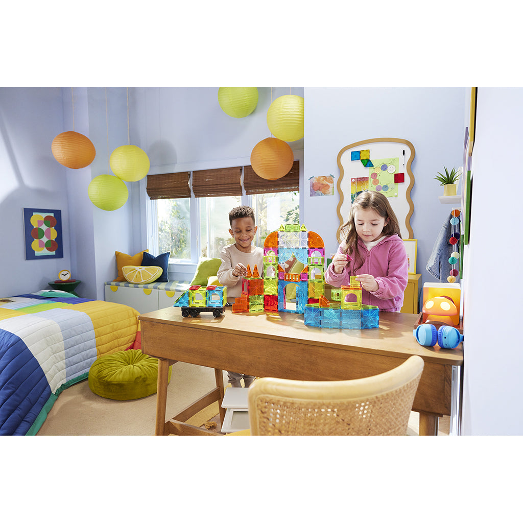 Magna-Tiles Magnetiskt byggset, City Center - 110 delar