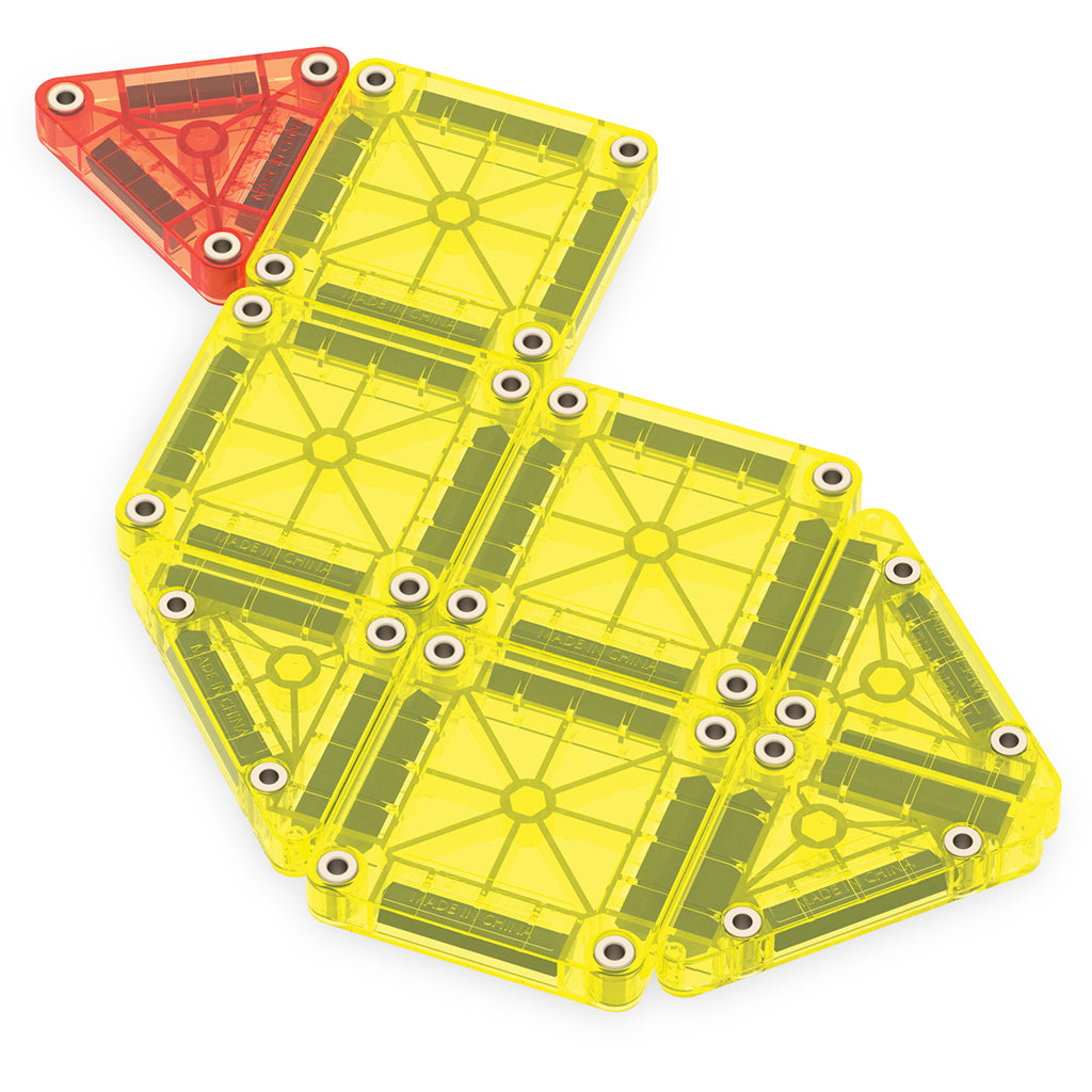 Magna-times Magnetiskt Byggset, microMAGS Deluxe resekitt i ask – 55 delar